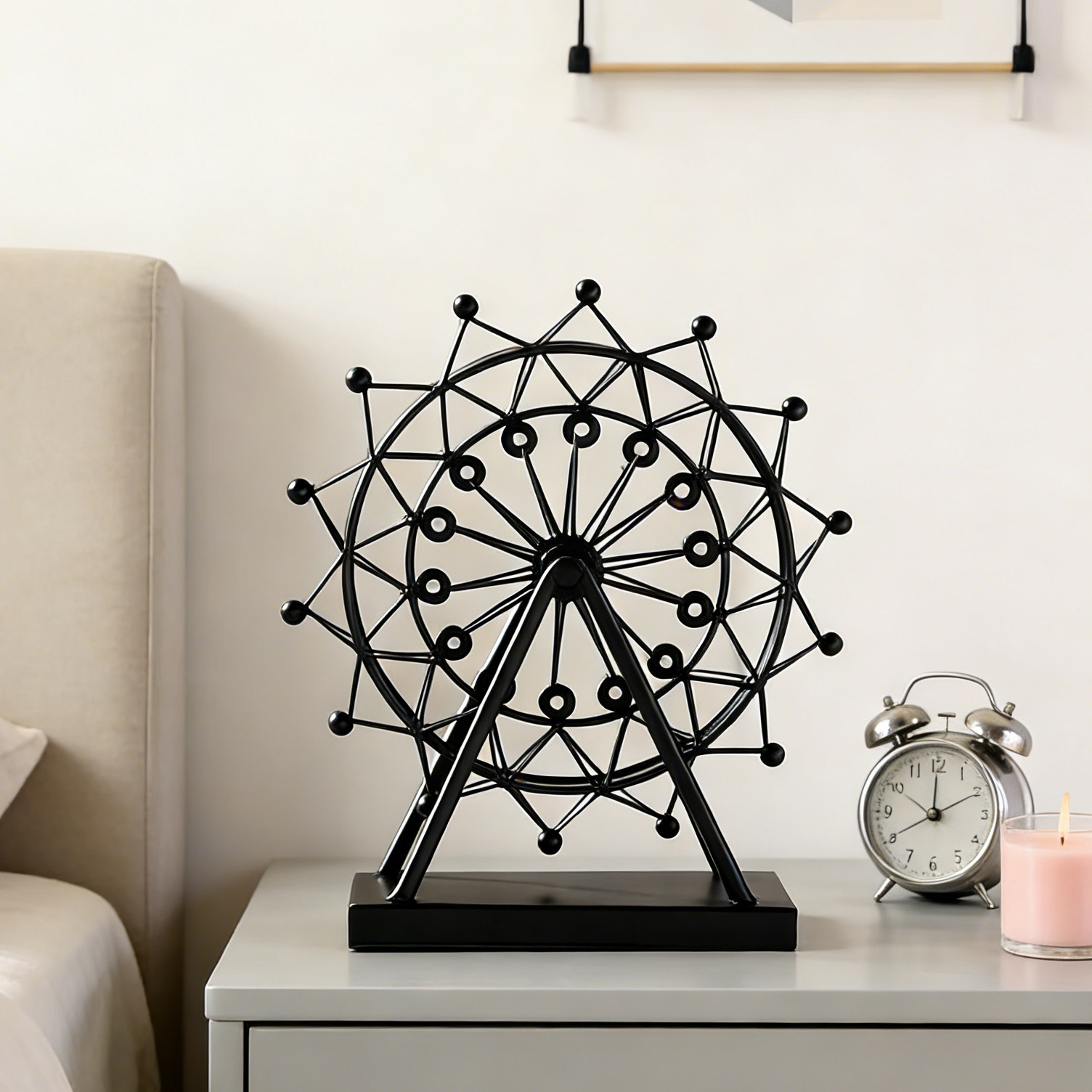 工业风摩天轮铁艺桌面摆件现代简约客厅装饰品创意家居,家居饰品,桌面摆件,淘宝优惠券,粉丝福利购,淘宝优惠卷