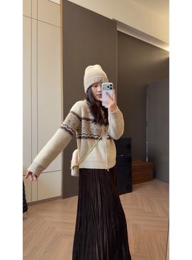 SANMI/叁米  【褶皱丝绒裙】松紧头丝绒长裙  02255