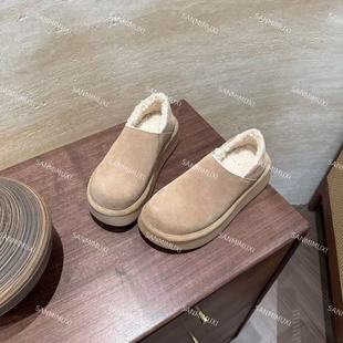 06080 真皮厚底全包勃肯 SANMI 叁米