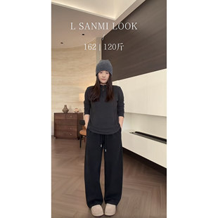 A101 加绒绒感半拉链上衣 SANMI 叁米