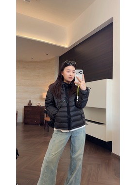 SANMI/叁米   **白鹅绒**连帽排骨双拉链鹅绒服  03210