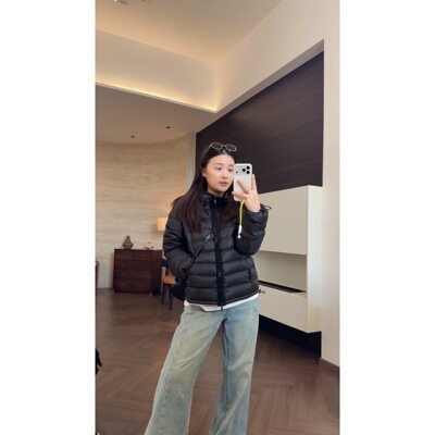 SANMI/叁米   **白鹅绒**连帽排骨双拉链鹅绒服  03210