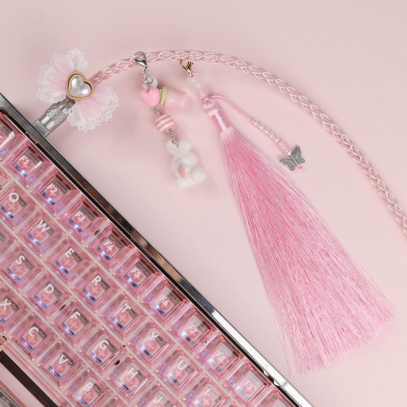 机械键盘航插线编织客制化