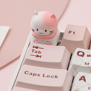 键帽可爱小猫机械键盘帽单个ESC键帽客制化女生礼物 宠咖小馆个性