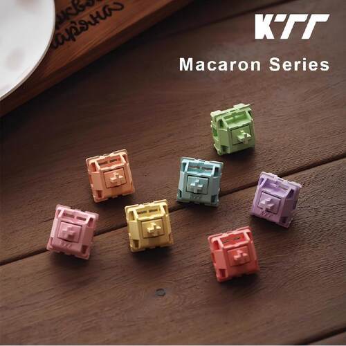 KTT马卡龙线性段落轴5脚DIY