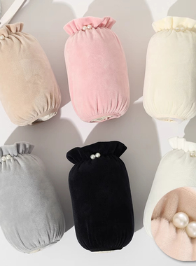 白色袖套女2025新款秋冬季羽绒服专用办公室上班工作耐脏防脏套袖