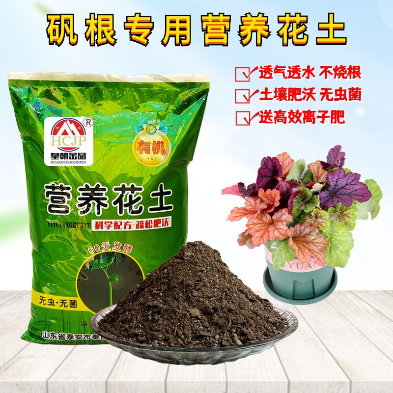 矾根专用营养花土翻盆换土透气图片