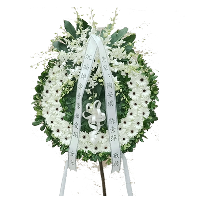 只送上海丧礼花圈殡仪馆送小花篮
