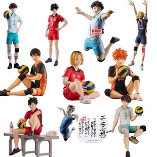 日版眼镜厂景品 排球少年 日向翔阳 影山飞雄孤爪研磨小太阳 手办