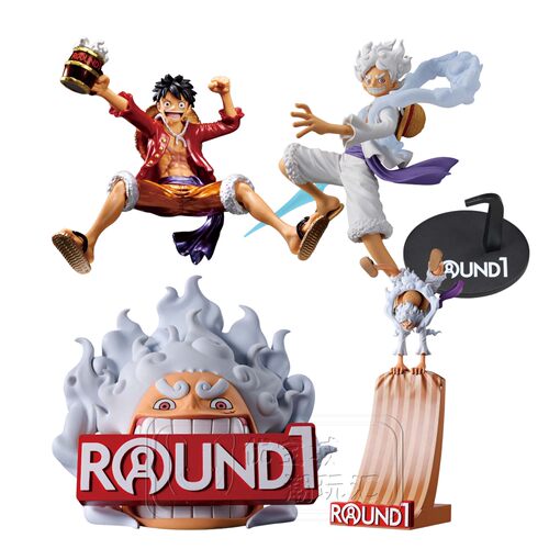 全款预售 日版正品 万代眼镜厂 海贼王 路飞 ROUND1限定 景品手办