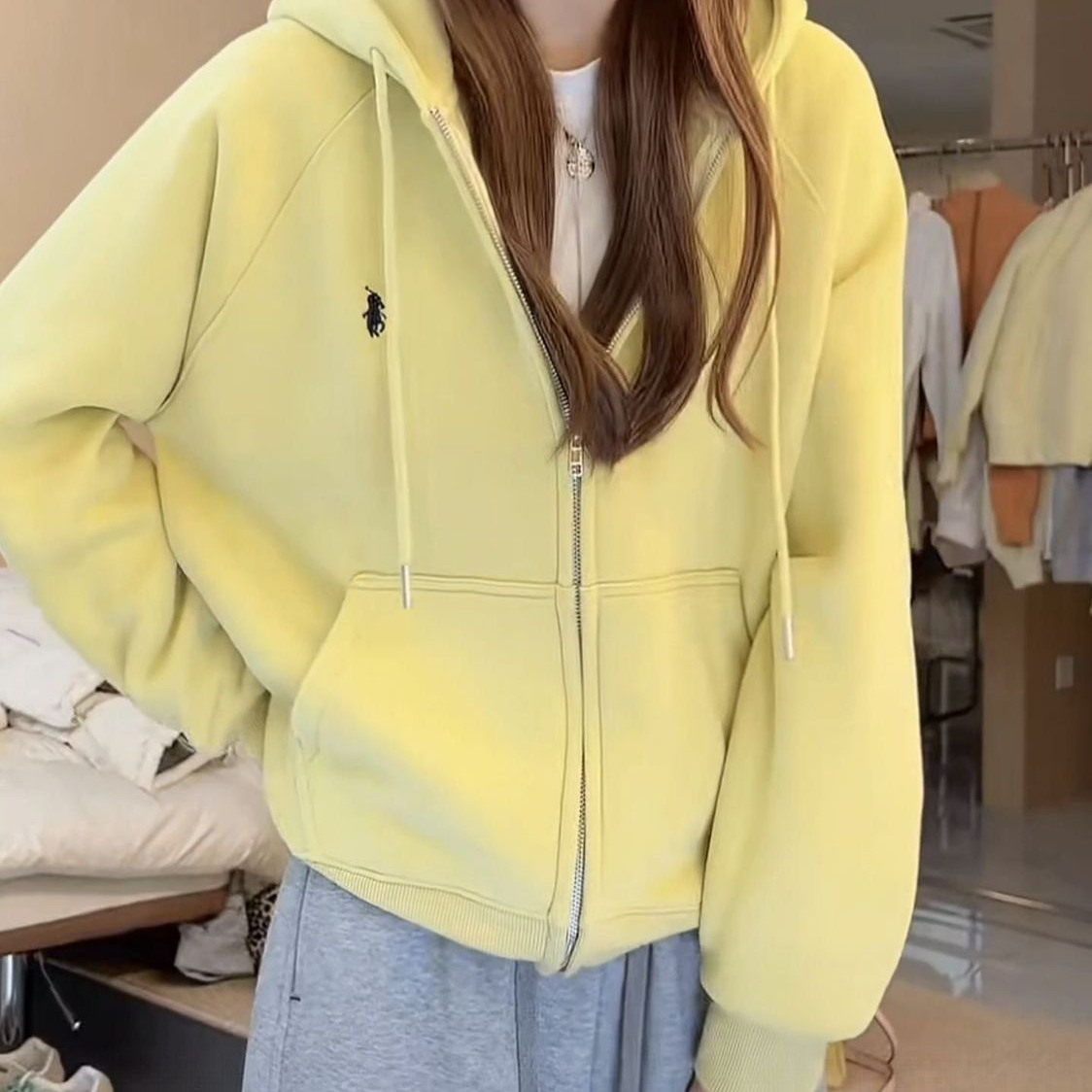 加奥粒绒防风保暖连帽休闲瑜伽外套2025秋冬新款显白显瘦减龄气质,运动/瑜伽/健身/球迷用品,瑜伽外套,淘宝优惠券,粉丝福利购,淘宝优惠卷