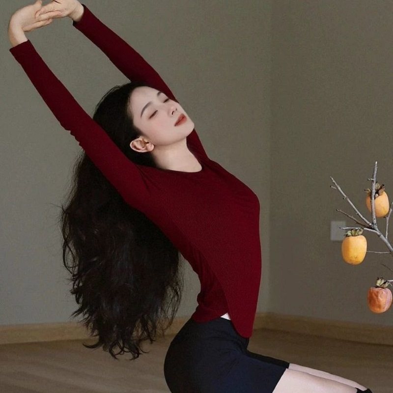 长袖瑜伽服上衣秋冬2026超火瑜伽服套装女高级感专业高端健身服,运动/瑜伽/健身/球迷用品,瑜伽t恤,淘宝优惠券,粉丝福利购,淘宝优惠卷
