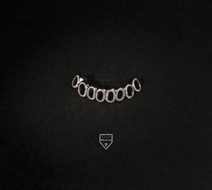 WBJ定制珠宝 金牙套 满钻牙套 hiphop牙套 开窗满镶嵌