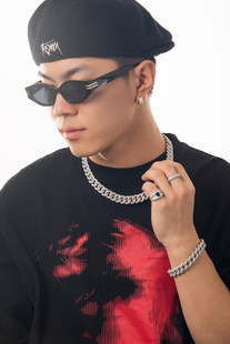 14mm满镶古巴 13mm迈阿密古巴 925银镀金 12mm方古巴 WBJ定制珠宝