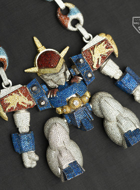 wbj定制珠宝马思唯神龙满钻