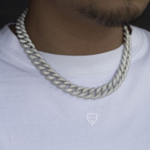 13mm泡泡古巴链 满镶嵌古巴链 cuba WBJ定制珠宝 chain hiphop