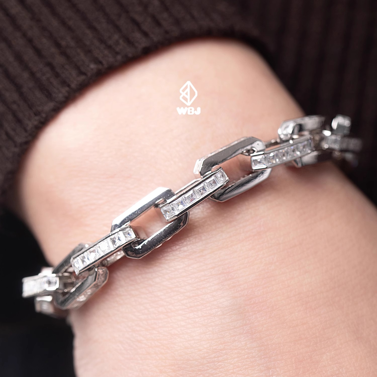 WBJ定制珠宝8mm山度士手链