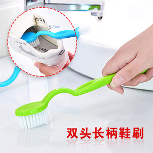 长柄清洁鞋刷双头洗鞋刷小白鞋运动鞋球鞋刷鞋刷子擦鞋专用清洁刷