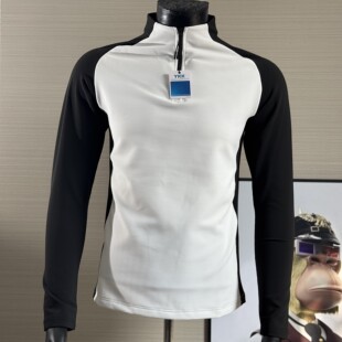 户外运动长袖 男士 速干T恤半拉链跑步健身训练上衣 新款 2025春季