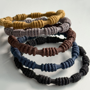 好用防滑运动发绳 扎马尾高弹豆豆头绳健身跑步耐用橡皮筋男 新款