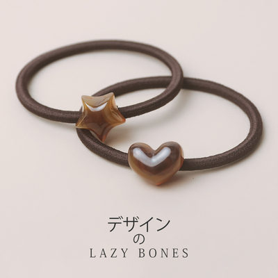 湖泊色开通发绳ins日韩简约百搭