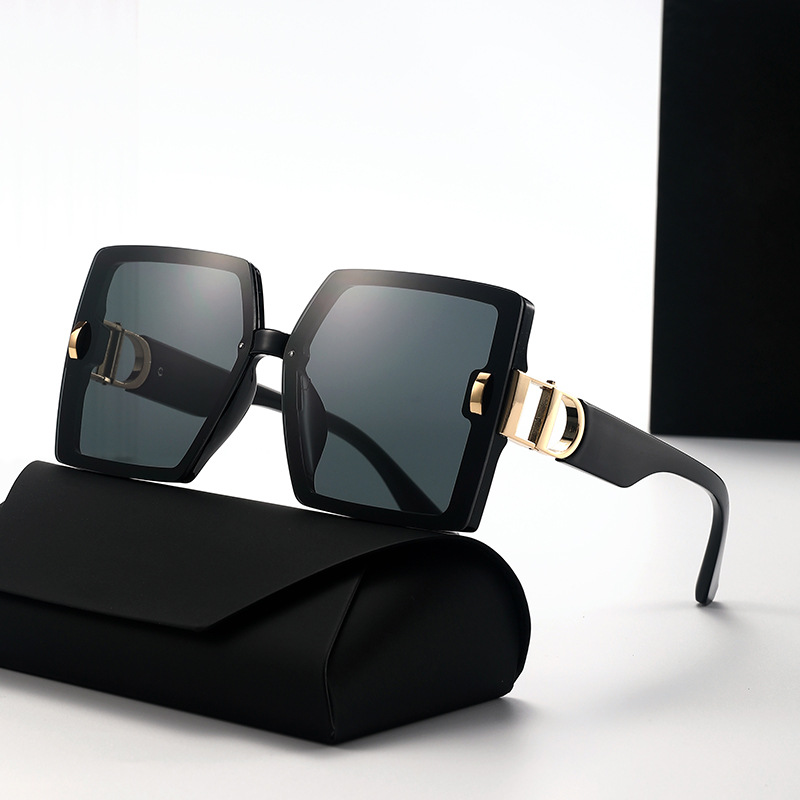 高级感大框D米钉遮阳墨镜显脸小