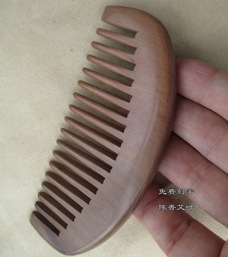 天然网红款正品宽齿专用木头梳子