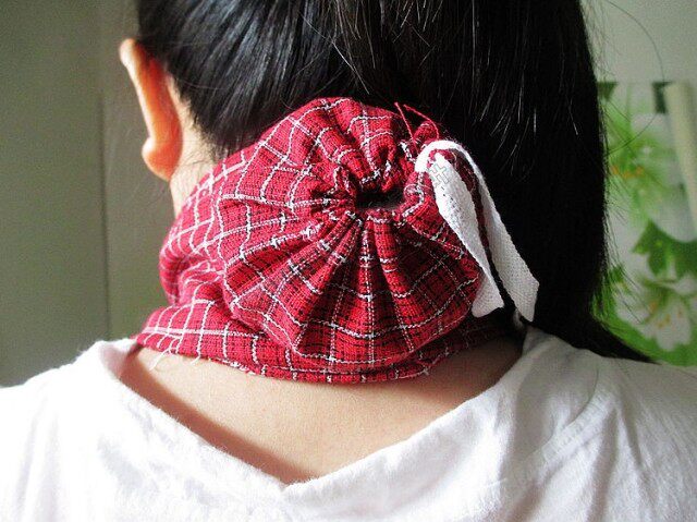 （迟一天发货）自制颈部随身灸含金艾绒垫 艾灸盒 可用足三里纯铜