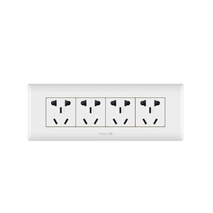 飞雕开关插座118型3孔6孔9孔12孔组合暗装家用墙壁面板大板长方形