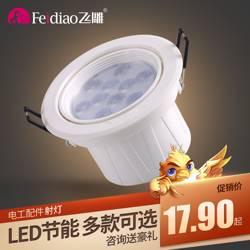飞雕led客厅过道吊顶天花灯图片