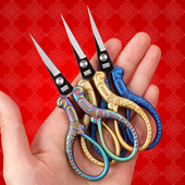 复古精致剪线头小剪子剪茶叶袋尖头小剪子锋利细尖十字绣专用剪刀