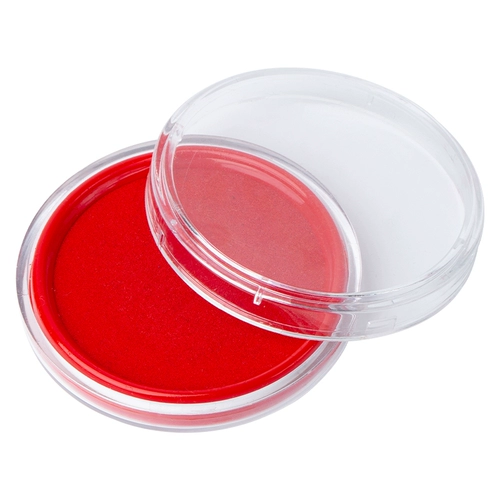 Чернильная подушечка, красная печать для офиса, маленький портативный быстрый быстросохнущий большой красный отпечаток рук, быстрое высыхание