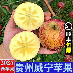 正宗贵州威宁苹果水果新鲜当季整箱红富士冰糖心一级脆甜顺丰包邮