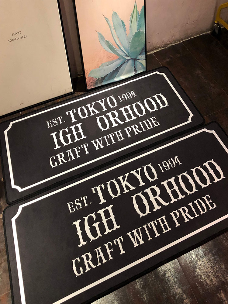 现货neverisland日系 wtaps nbhd潮流卧室摆件装饰网红衣帽间地毯