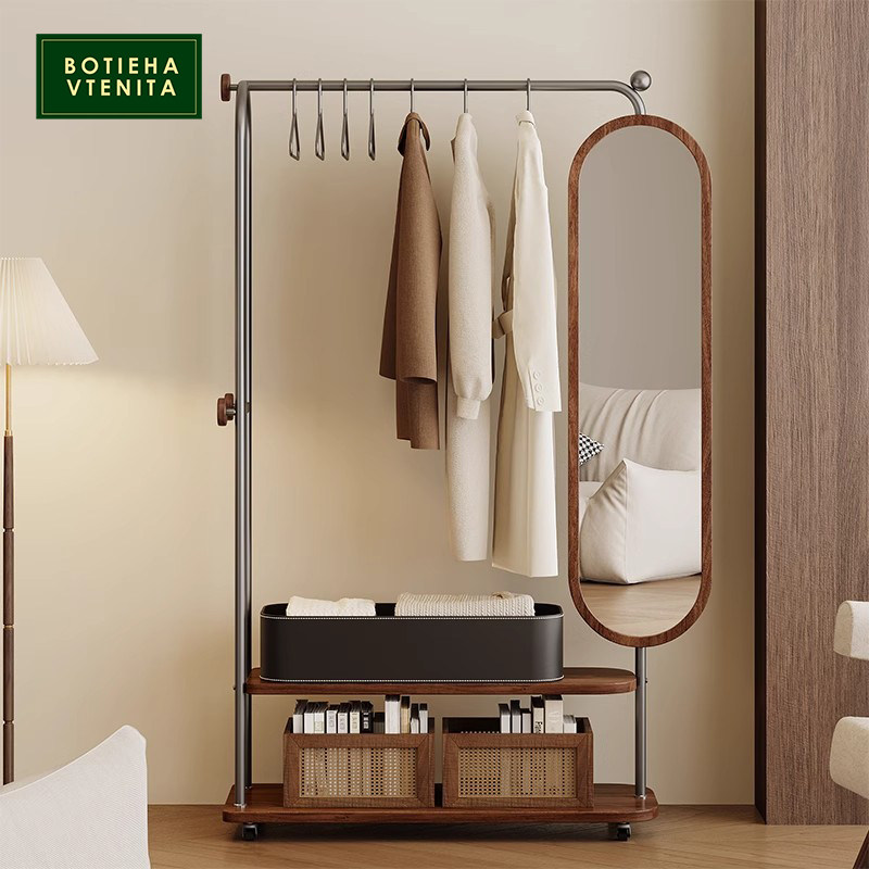 BOTIEHA VTENITA 可移动穿衣镜衣帽架一体家用卧室挂衣架旋转镜子,住宅家具,穿衣镜,淘宝优惠券,粉丝福利购,淘宝优惠卷