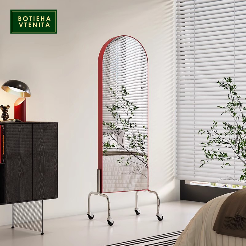 BOTIEHA VTENITA 全身镜立体落地带轮杂志架穿衣镜家用卧室试衣镜