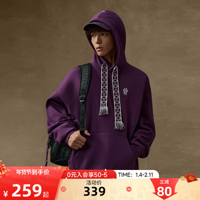 安踏凯里·欧文系列美式复古卫衣