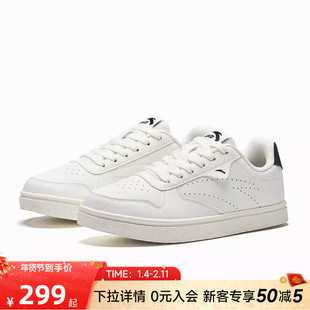 安踏厚底板鞋女鞋冬季休闲鞋平底运动鞋子女款轻便休闲运动鞋子女