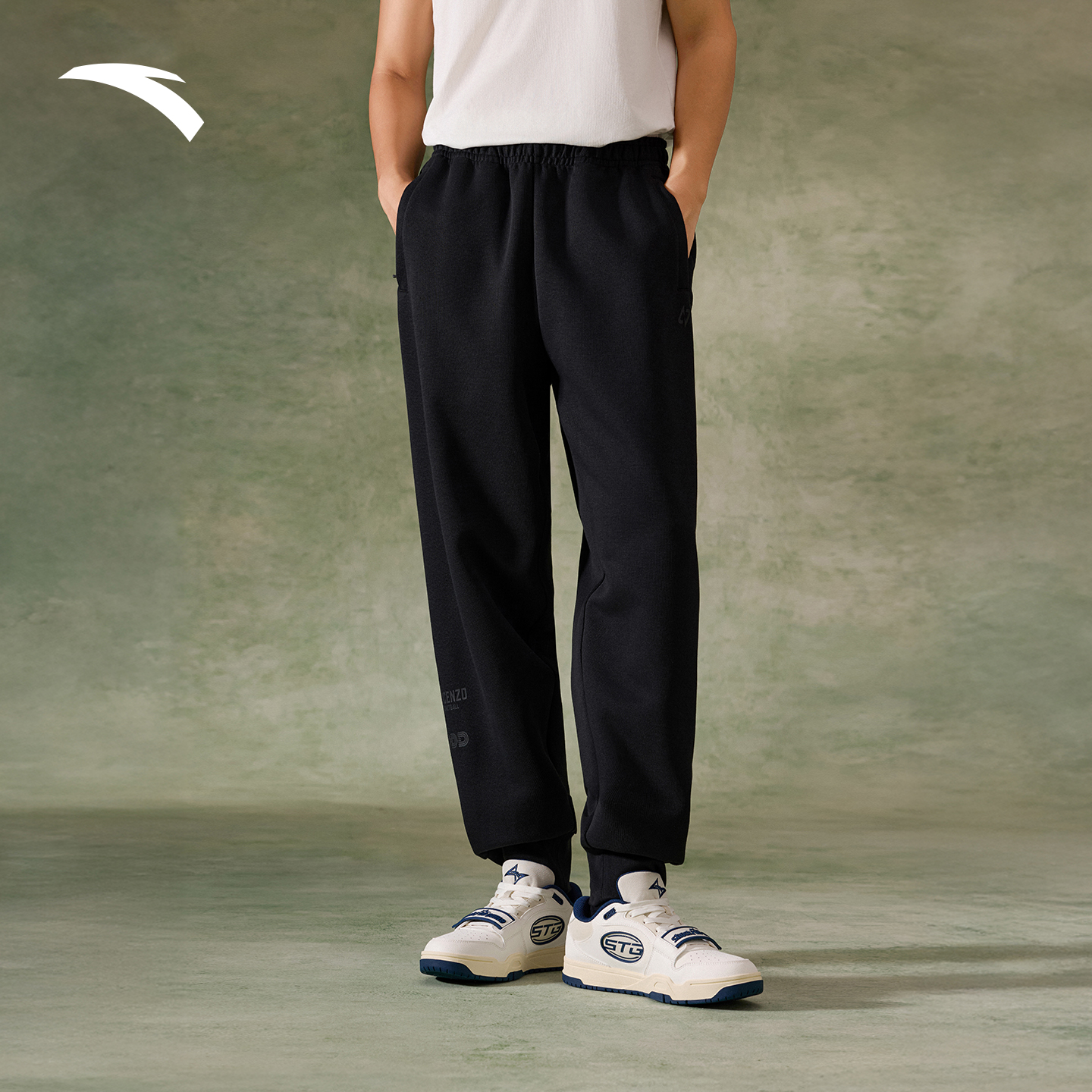 安踏运动裤男裤梭织通勤长裤男裤