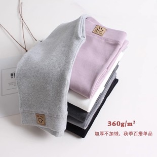 早秋季 外穿秋装 纯棉薄款 中大童装 子 女童打底裤 加厚儿童长裤 春秋款