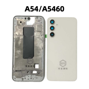 适用三星A54 A5460中框边框后壳外壳原装中板屏框电池盖手机原壳