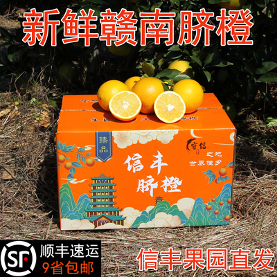 新鲜正宗赣南脐橙当季信丰甜橙子