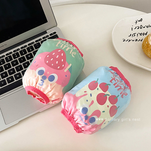 卡通袖套2024新款ins风可爱儿童男女宝宝套袖防水防污耐脏手袖头