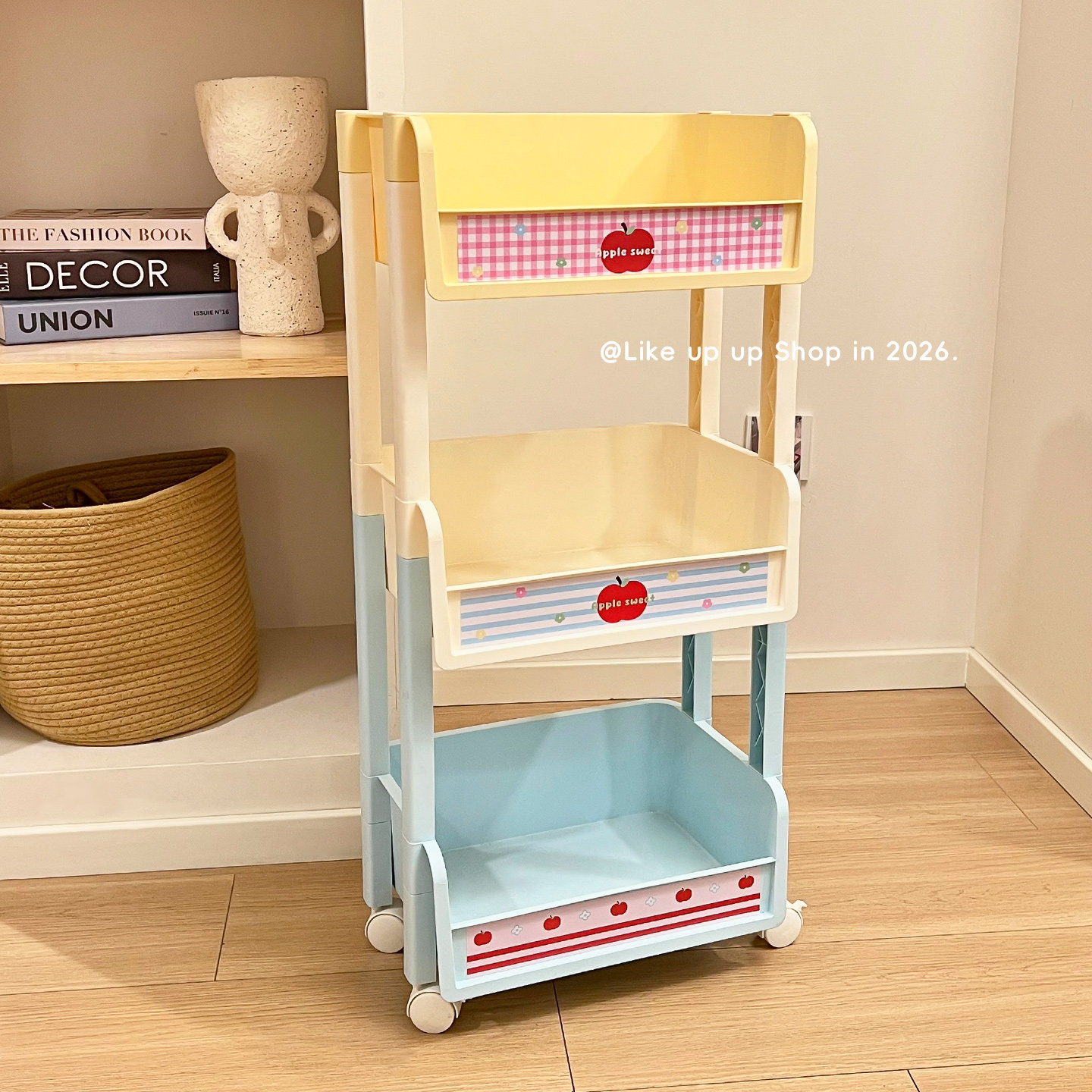 小推车置物架厨房落地卧室多层婴儿零食移动浴室卫生间收纳储物架