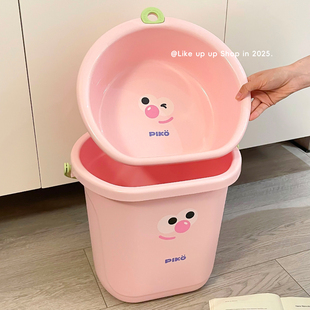 水桶学生宿舍用桶盆套装住校生洗漱套装用品脸盆高中生住宿二件套