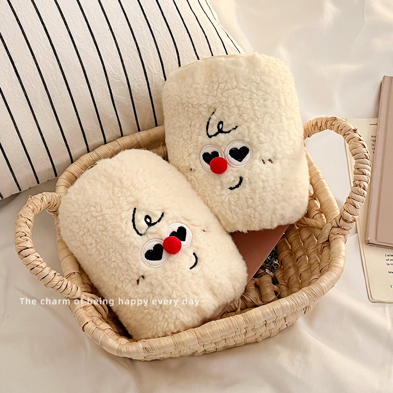 宝宝袖套秋冬男孩女孩可爱卡通袖头女童防污耐脏护袖儿童毛绒护袖