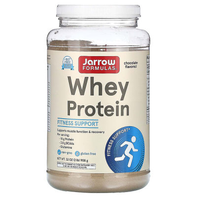 美国Jarrow Formulas Whey Protein 100%乳清蛋白粉无糖原味