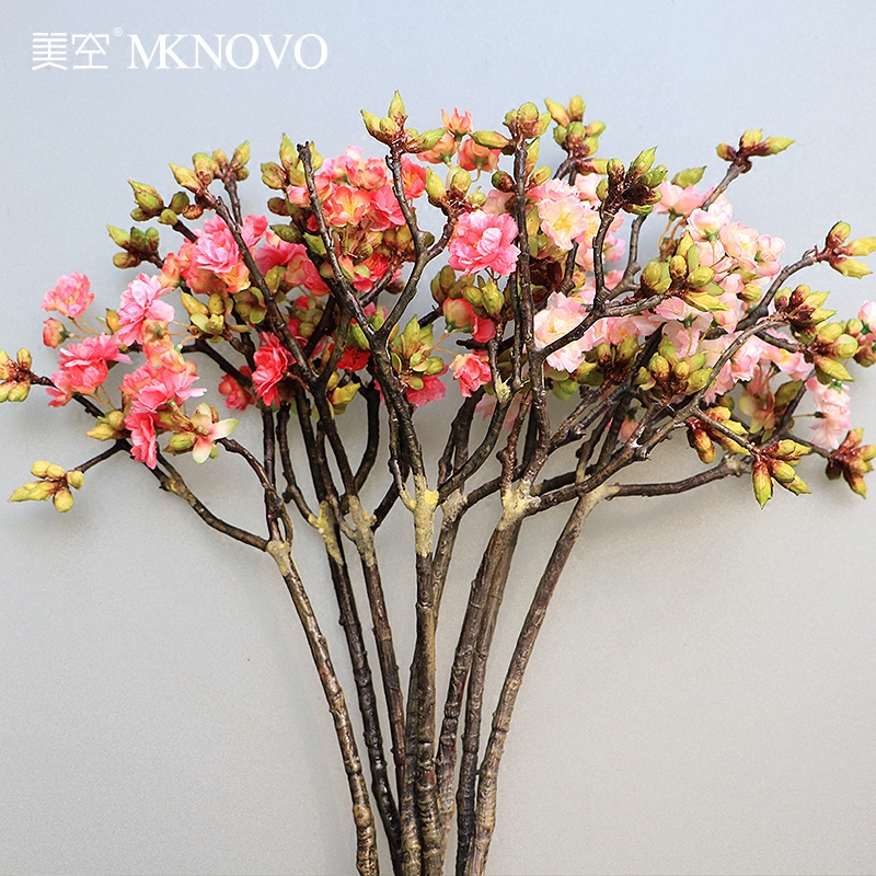 美空仿真樱花家居仿真花创意欧式摆件人造花假花婚庆装饰花卉植物|msdalam kategori Aksesori rumah, pasu/bunga/bunga tiruan/perhiasan imitasi, bunga tiruan/bunga tiruan - dari Buy2taobao.com untuk memberikan perkhidmatan ejen Taobao profesional membeli
