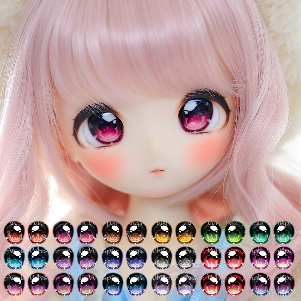 -Angel Whisper- bjd 熊妹 卡通眼 水贴眼 樱Sakura 20mm16mm14mm