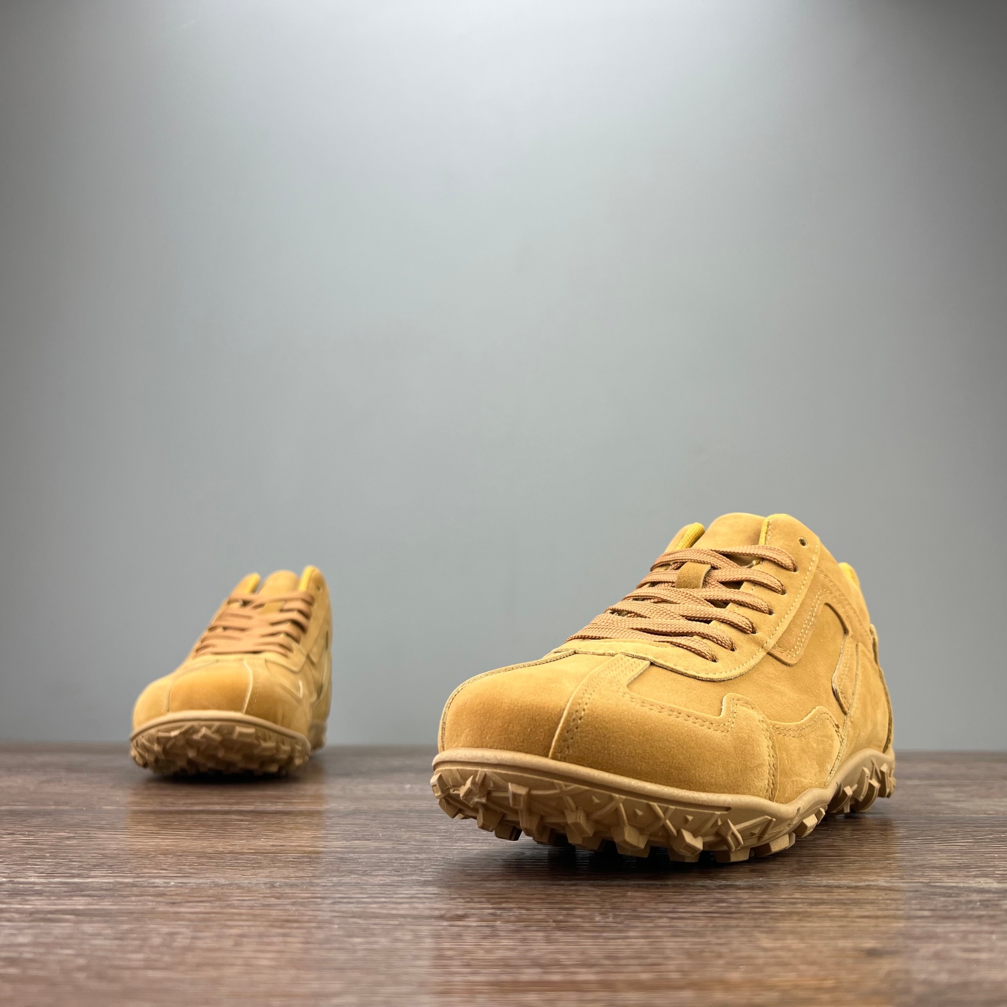 外贸 大黄鞋 秋冬男美拉德高帮小众时尚德训鞋高街复古板鞋百搭